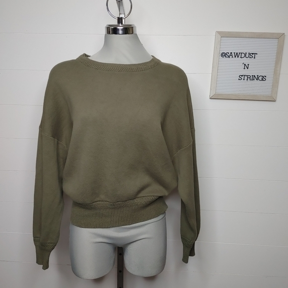 MOUSSY cotton blend sweater Free Size - Picture 1 of 10
